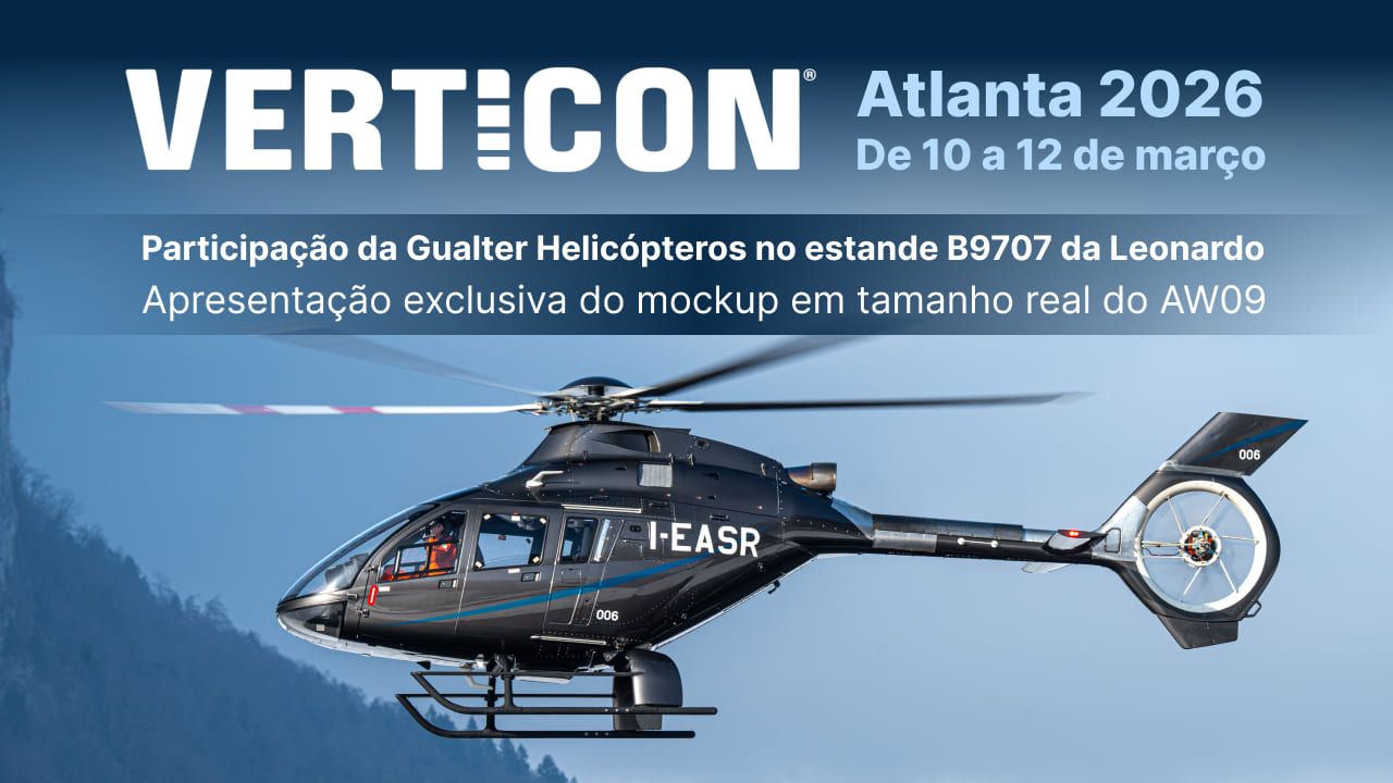 VERTICON 2026 – Gualter Helicópteros Confirma Presença