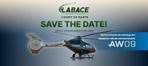 Save the Date LABACE 2026 - Gualter Helicópteros apresenta o AW09 no Campo de Marte